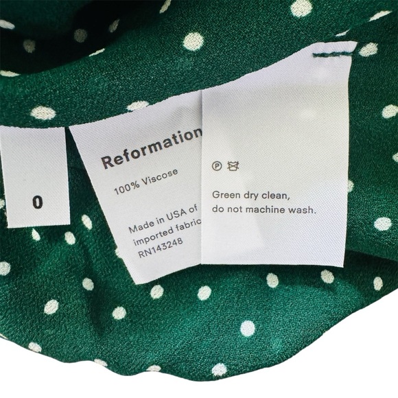 Reformation dress size 0 NEW - Picture 6 of 7